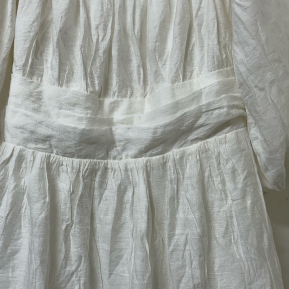 Hello Molly Ivory Dress with Puff Sleeves - Picture 7 of 11